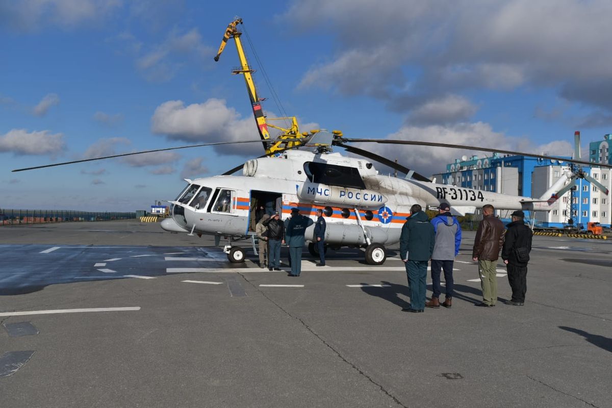 Евгенимй Зиничев на том самом прилетел на учения